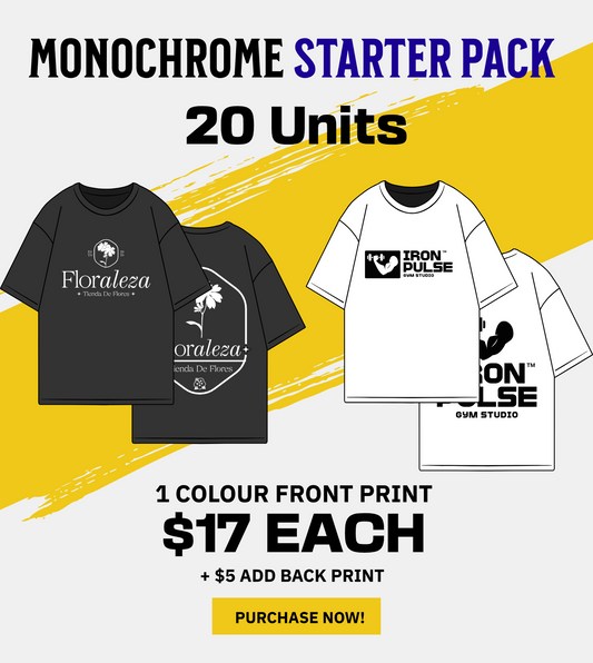 Monochrome T-shirt Starter Pack